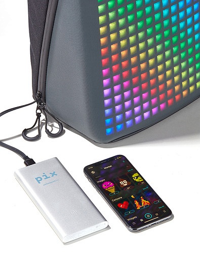 Рюкзак цифровой со светящимся led-экраном PIX - 1501120070045 - Фото 4