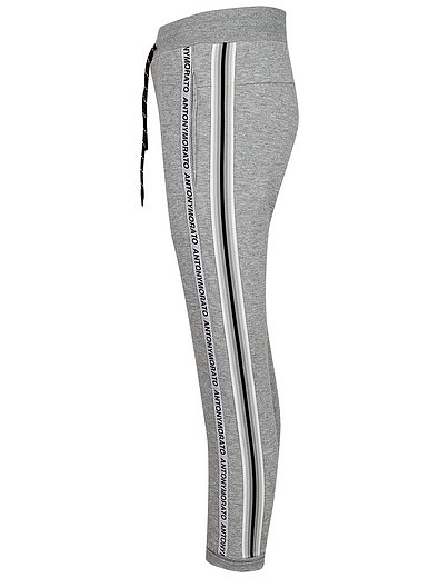 серые спортивные брюки на кулиске Antony Morato - 4244519272572 - Фото 2
