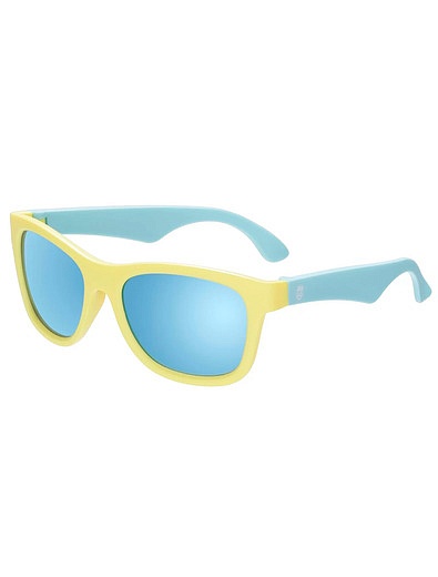 Солнцезащитные очки в желтой оправе с голубыми стеклами Babiators - 5254528270116 - Фото 2