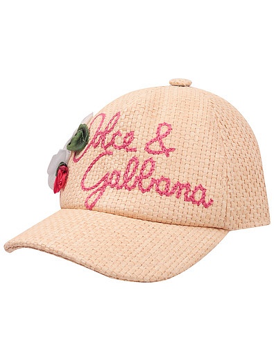 Соломенная кепка Dolce & Gabbana - 1184519070613 - Фото 1