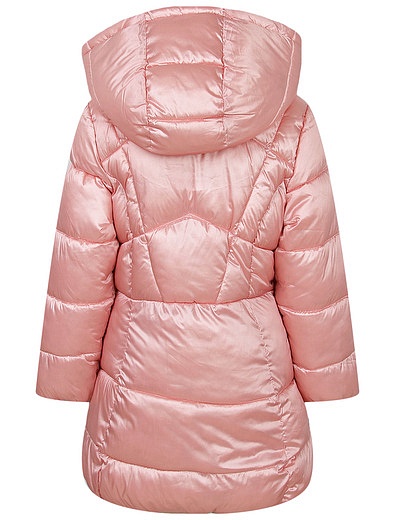 Розовое пальто с варежками в комплекте Mayoral - 1124509181288 - Фото 2