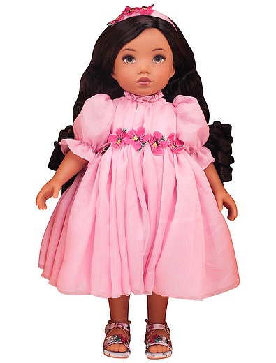 Кукла в розовом платье с цветами Dolce & Gabbana - 7114509070075 - Фото 1