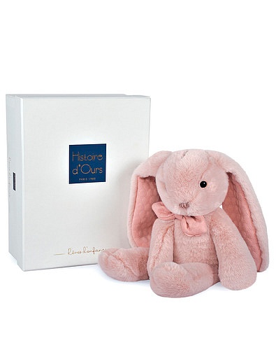 Розовый кролик 30 см Histoire D'Ours - 7124509280107 - Фото 1