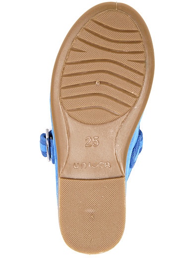 Замшевые голубые туфли UNISA - 2011509970013 - Фото 6