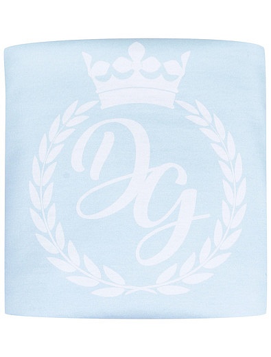 Хлопковое Одеяло с логотипом Dolce & Gabbana - 0774519080012 - Фото 1