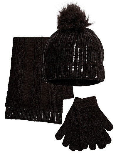Комплект из шапочки шарфа и перчаток ABEL & LULA - 3004508280114 - Фото 1