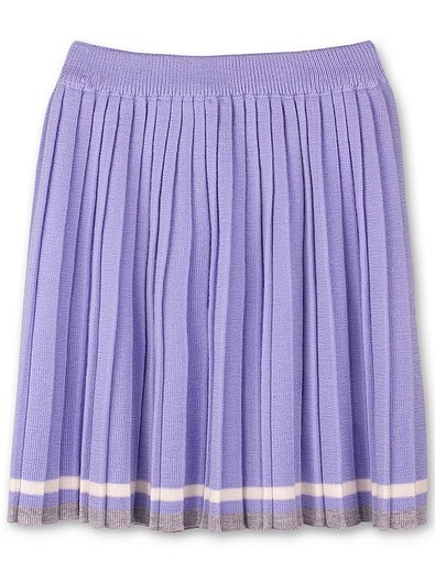Сиреневая юбка из шерсти мериноса Fun Tricot - 1044500170381 - Фото 3