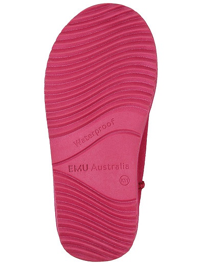 Розовые угги с овчиной Emu Australia - 2024509080460 - Фото 5