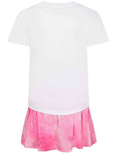 Комплект из футболки и юбки со смайликом Pinko - 3024509274202 - Фото 2