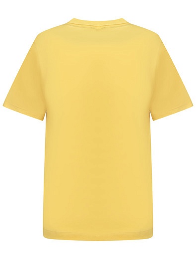 Желтая футболка из хлопка PETIT BATEAU - 1134529272071 - Фото 2