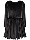 чёрное Платье с поясом - 1054609283233