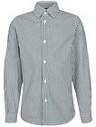 Хлопковая рубашка в полоску - 1014519385359