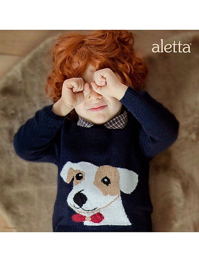 Комплект из рубашки, джемпера с собачкой и брюк Aletta - 3034519080397 - Фото 2