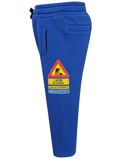 спортивные брюки с принтом указатели Dolce & Gabbana - 4244519182260 - Фото 2