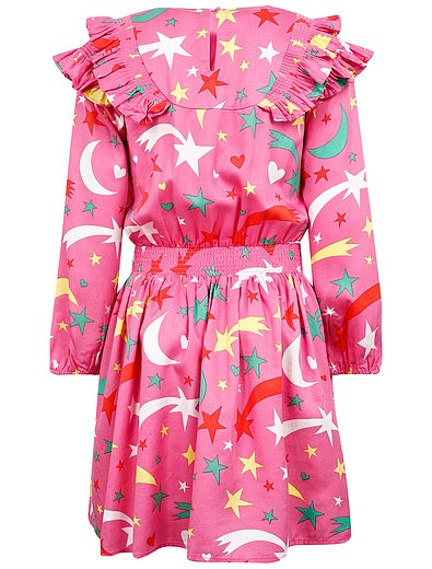 Розовое платье со звёздами Stella McCartney - 1054509283753 - Фото 2