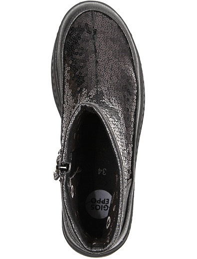Черные ботинки с пайетками GIOSEPPO - 2031109980359 - Фото 4