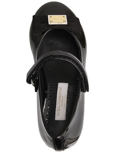 Чёрные туфли из лакированной кожи Dolce & Gabbana - 2014509383913 - Фото 4