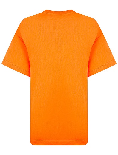Оранжевая оверсайз футболка Fendi - 1134529271722 - Фото 2