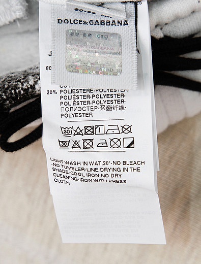 спортивные брюки с принтом граффити Dolce & Gabbana - 4244529183370 - Фото 3