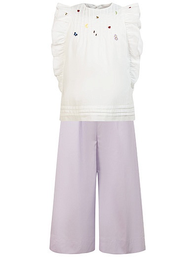 Комплект из блузы и брюк Il Gufo - 3024509072105 - Фото 1