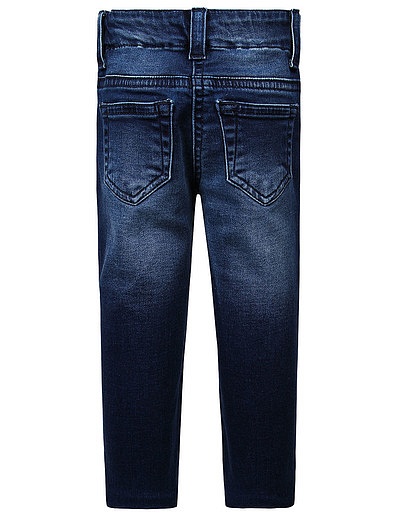 Синие джинсы прямого кроя Miss Blumarine - 1161409782221 - Фото 3