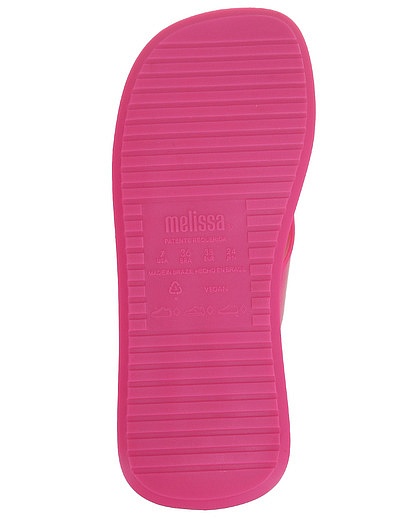 Неоново-розовые пляжные шлепанцы MELISSA - 2284508370331 - Фото 5