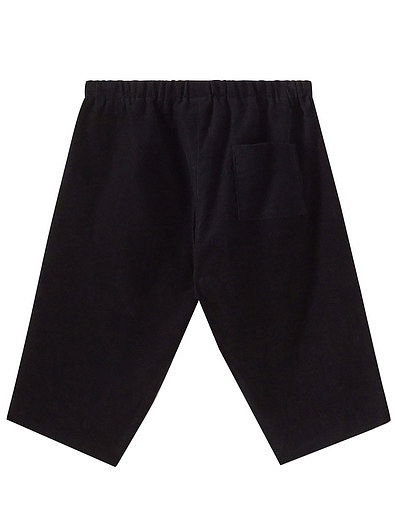 Черные хлопковые брюки Bonpoint - 1084519184504 - Фото 2