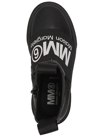 Ботинки челси с логотипом MM6 Maison Margiela - 2034529280429 - Фото 5