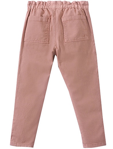 Хлопковые брюки с эластичным поясом Bonpoint - 1084509172023 - Фото 2