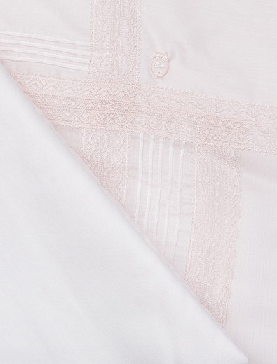 Розовое хлопковое одеяло Dior - 0774108780255 - Фото 3