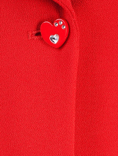 Жакет красный с пуговицей сердечко Dior - 1471309780020 - Фото 2