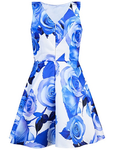 Платье с принтом голубая роза David Charles - 1051209870702 - Фото 4
