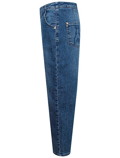 Зауженные джинсы с вышивкой Patrizia Pepe - 1164509181420 - Фото 3
