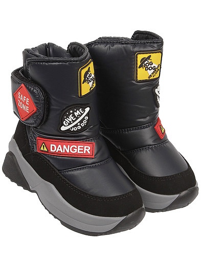 Дутые ботинки с патчами Danger Jog Dog - 2034519181859 - Фото 1