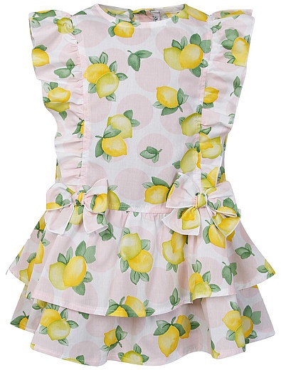 Платье с принтом лимоны Aletta - 1054609173039 - Фото 1