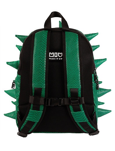 Рюкзак изумрудного цвета  с шипами 40х30 MUI-MaxItUP - 1504520280045 - Фото 5