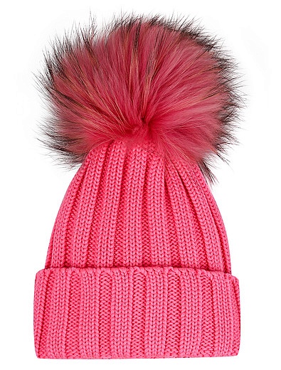 Розовая шапка с помпоном Regina - 1354509180824 - Фото 1
