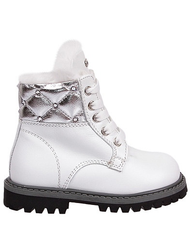 Белые утепленные ботинки Missouri - 2034509182965 - Фото 2