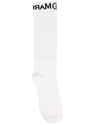 Длинные носки с логотипом MM6 Maison Margiela - 1534529270013 - Фото 1