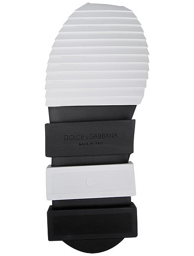 Сникеры-слипоны new sorrento с принтом логотипа Dolce & Gabbana - 2104519081395 - Фото 5