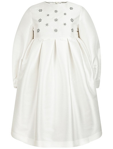Белое Платье со снежинками Il Gufo - 1054609186718 - Фото 1