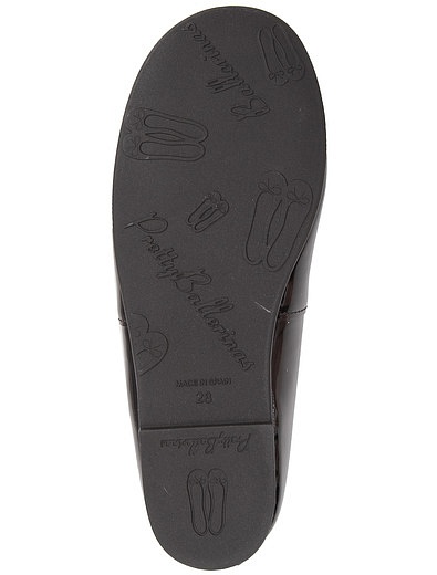 Черные лаковые туфли с бантиком PRETTY BALLERINAS - 2011109980054 - Фото 5