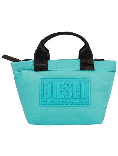 Дутая сумка бирюзового цвета Diesel - 1204528270078 - Фото 1