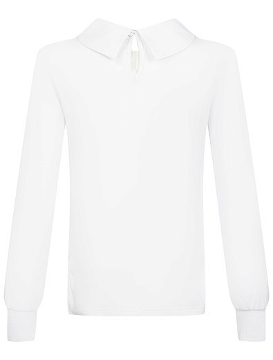 Белая блуза со сборками по бокам TRE API - 1034509382809 - Фото 3