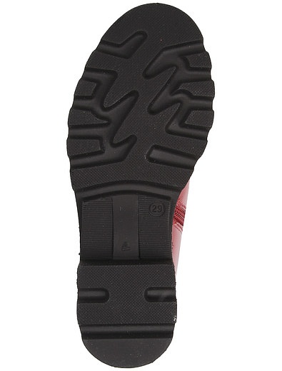 Красные лакированные ботинки RONDINELLA - 2031309980012 - Фото 5