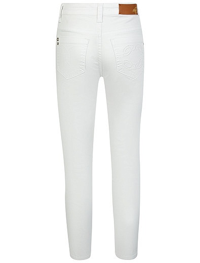 Белые джинсы прямого кроя Patrizia Pepe - 1161209970019 - Фото 3