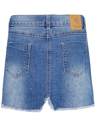 Короткая джинсовая юбка SILVIAN HEACH Kids - 1041409970166 - Фото 2