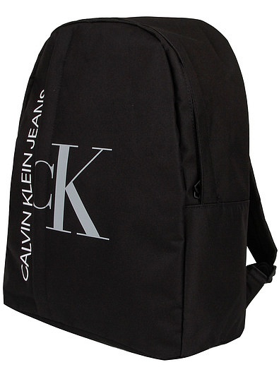 Черный рюкзак с логотипом CALVIN KLEIN JEANS - 1504528170157 - Фото 3