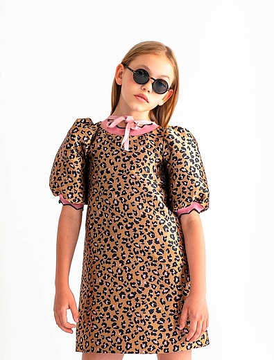 Платье леопардовой расцветки EIRENE - 1054509282848 - Фото 4