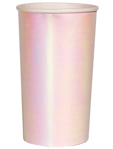 Набор одноразовой  посуды 8 шт. розового цвета Meri Meri - 2294520081016 - Фото 1